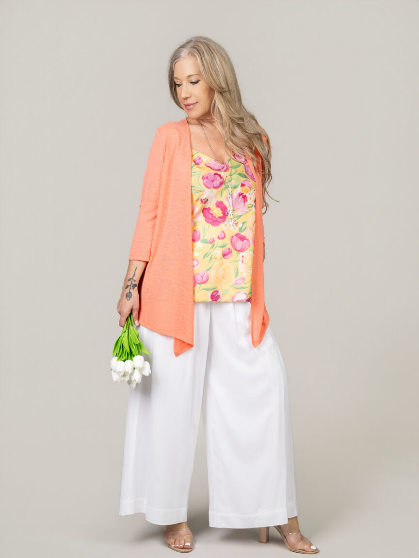 Flowy Wide Leg Pants with Pockets